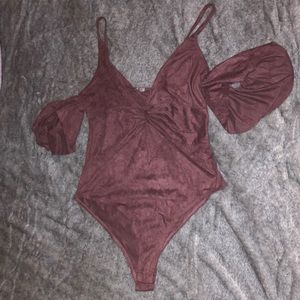 Soft purple body suit